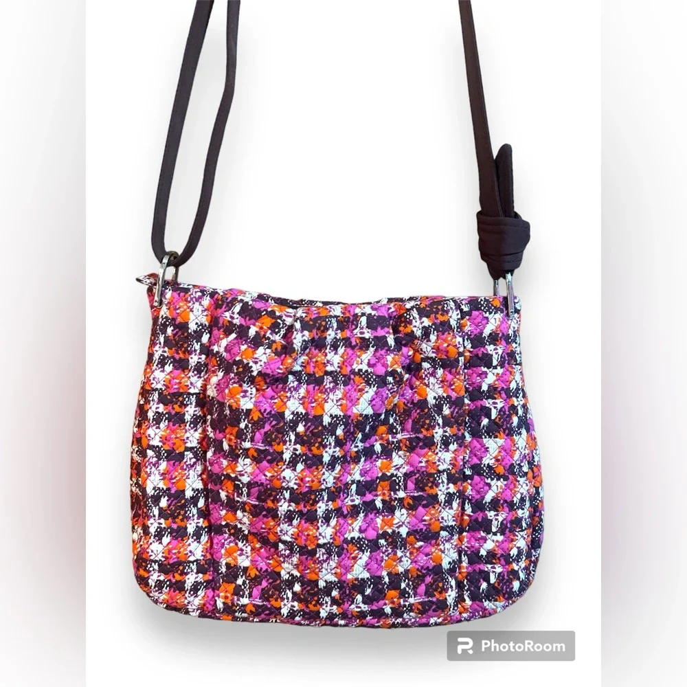 ‼️SOLD‼️NWOT Vera Bradley Hadley Crossbody, Houndstooth Tweed - Picture 4 of 8